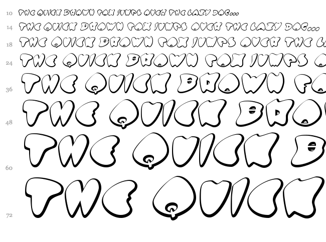 Got no heart font waterfall